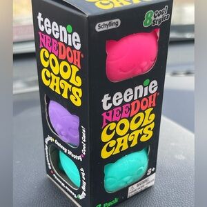 NeeDoh Teenie cool cats 3 pack